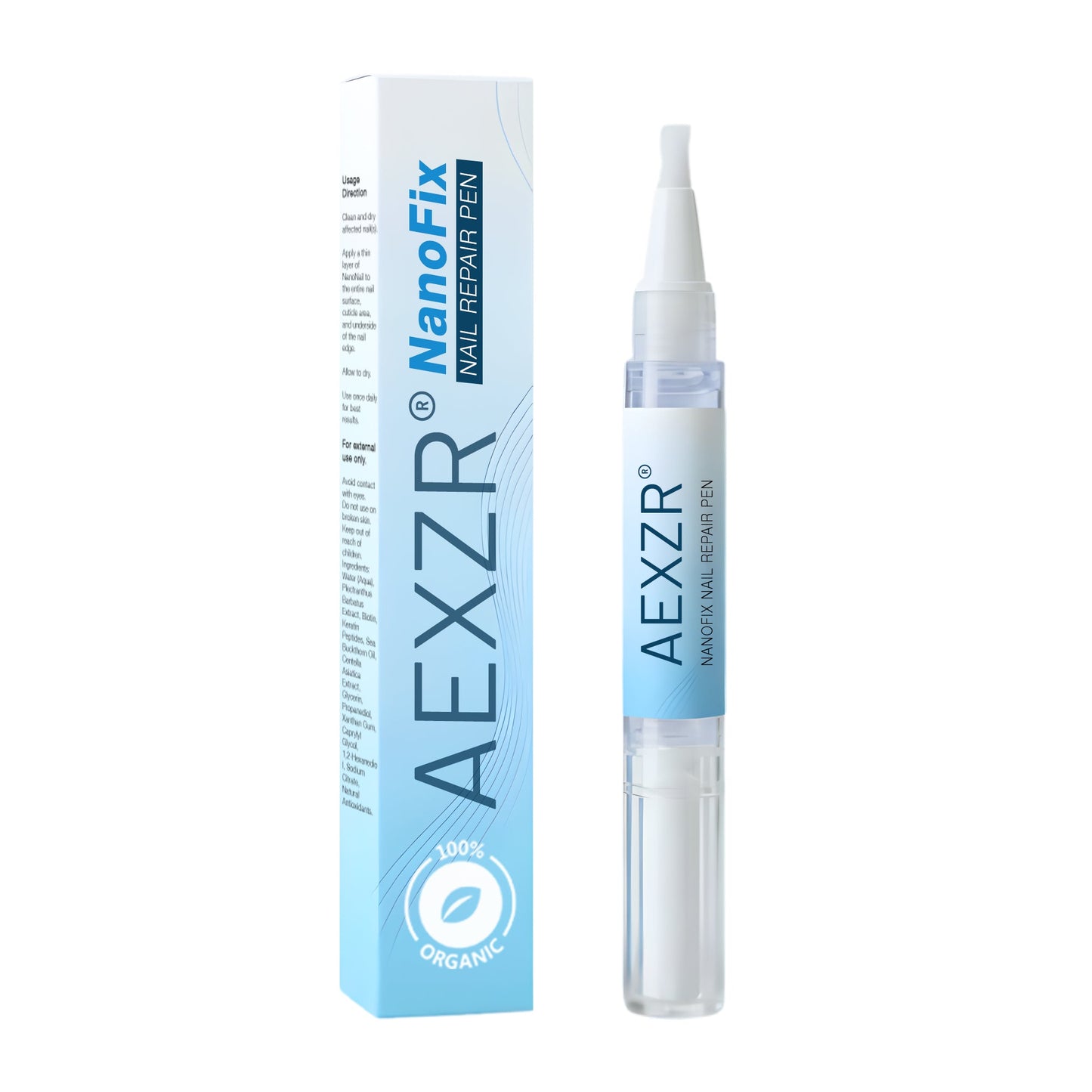 🌟 Official Store | 🛡️ Clear Nails in Just 5 Days! AEXZR® NanoFix Repair Pen