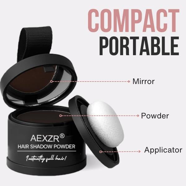 AEXZR® Hair Shadow Powder | Cover Gray Roots & Thinning Spots in Seconds