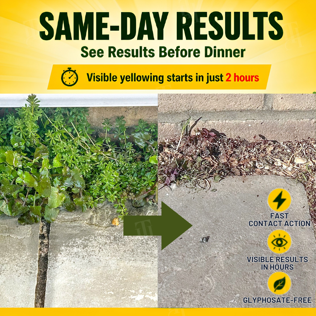 ✨ From Stubborn Weeds to Pristine Yard! | ⏱️ See Visible Wilting in Just 4 Hours! | RZXEA™ RapidBurn Contact Herbicide
