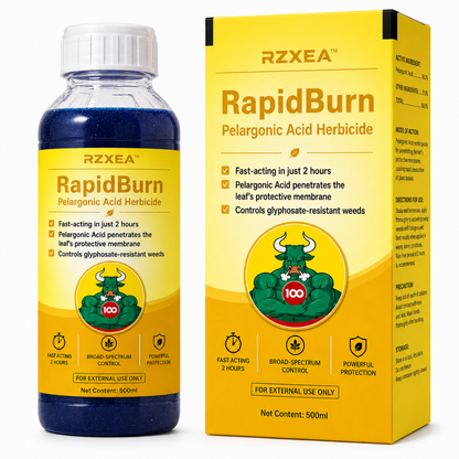 ✨ From Stubborn Weeds to Pristine Yard! | ⏱️ See Visible Wilting in Just 4 Hours! | RZXEA™ RapidBurn Contact Herbicide