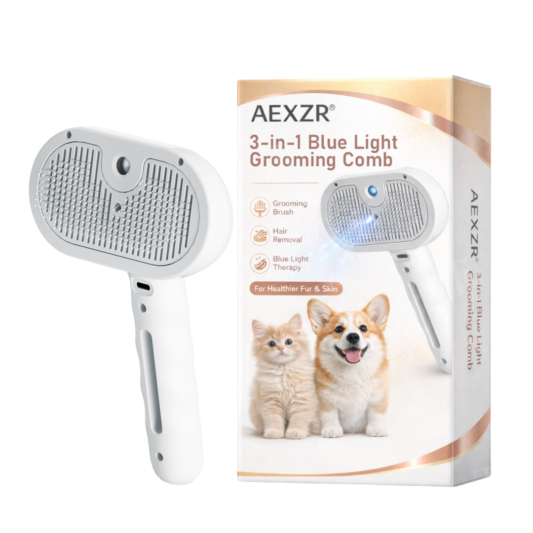 AEXZR® 3-in-1 Blue Light Grooming Comb