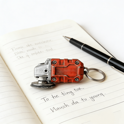 CZTICLE®🛠️2-in-1  Mini Grinder Keychain: On-the-Go Smoothing Tool + Tool Enthusiast Collectible