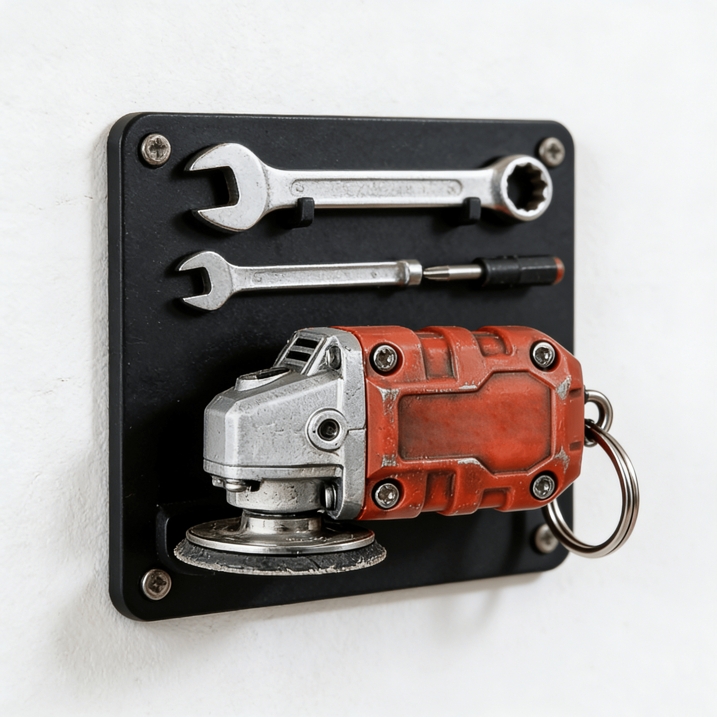 CZTICLE®🛠️2-in-1  Mini Grinder Keychain: On-the-Go Smoothing Tool + Tool Enthusiast Collectible