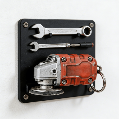 CZTICLE®🛠️2-in-1  Mini Grinder Keychain: On-the-Go Smoothing Tool + Tool Enthusiast Collectible