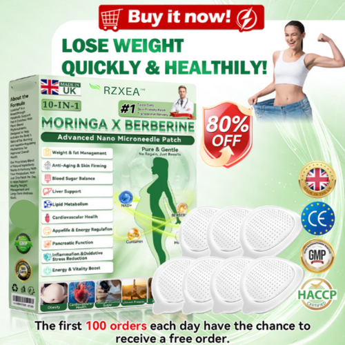 Official Store | 🩹 RZXEA™ Moringa & Berberine NAD+ 10-in-1 Nano Microneedle Patch (𝐉𝐮𝐬𝐭 𝐨𝐧𝐜𝐞 𝐚 𝐝𝐚𝐲, 𝐯𝐢𝐬𝐢𝐛𝐥𝐞 𝐜𝐡𝐚𝐧𝐠𝐞𝐬 𝐢𝐧 𝟕 𝑫𝐚𝐲𝐬） ✅ 𝐅𝐨𝐫 𝐎𝐛𝐞𝐬𝐢𝐭𝐲, 𝙇𝙊𝙊𝙎𝗘 𝗦𝗞𝗜𝗡,𝐝𝐢𝐚𝐛𝐞𝐭𝙚𝙨, 𝐬𝐥𝐞𝐞𝐏 𝐚𝐩𝐧𝐞𝐚, 𝐣𝐨𝐢𝐧𝐭 𝐢𝐬𝐬𝐮𝙚𝙨, 𝐚𝐧𝐝 𝐦𝐨𝐫𝐞 🌻