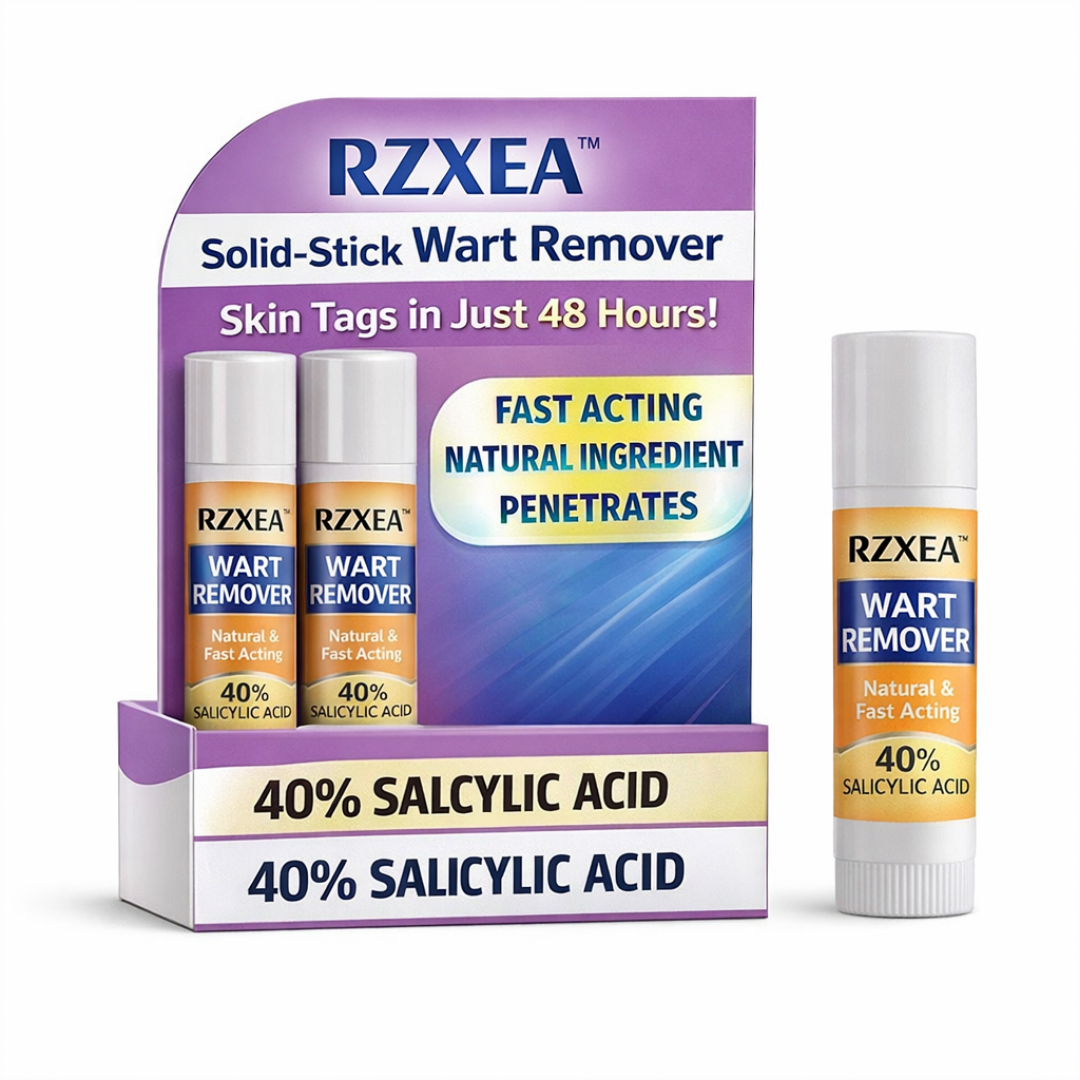 🌟 Official Store | 🛡️ The 'Glue Stick' Secret to Clear Skin! RZXEA™ Solid-Stick Wart Remover.