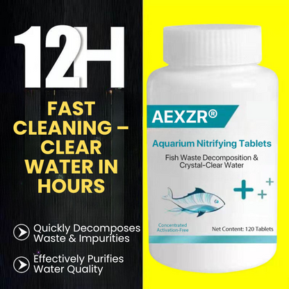 AEXZR® Aquarium Nitroglycerin. - Fish. Clear and bright water
