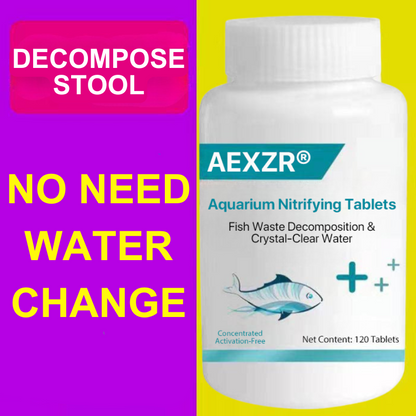 AEXZR® Aquarium Nitroglycerin. - Fish. Clear and bright water