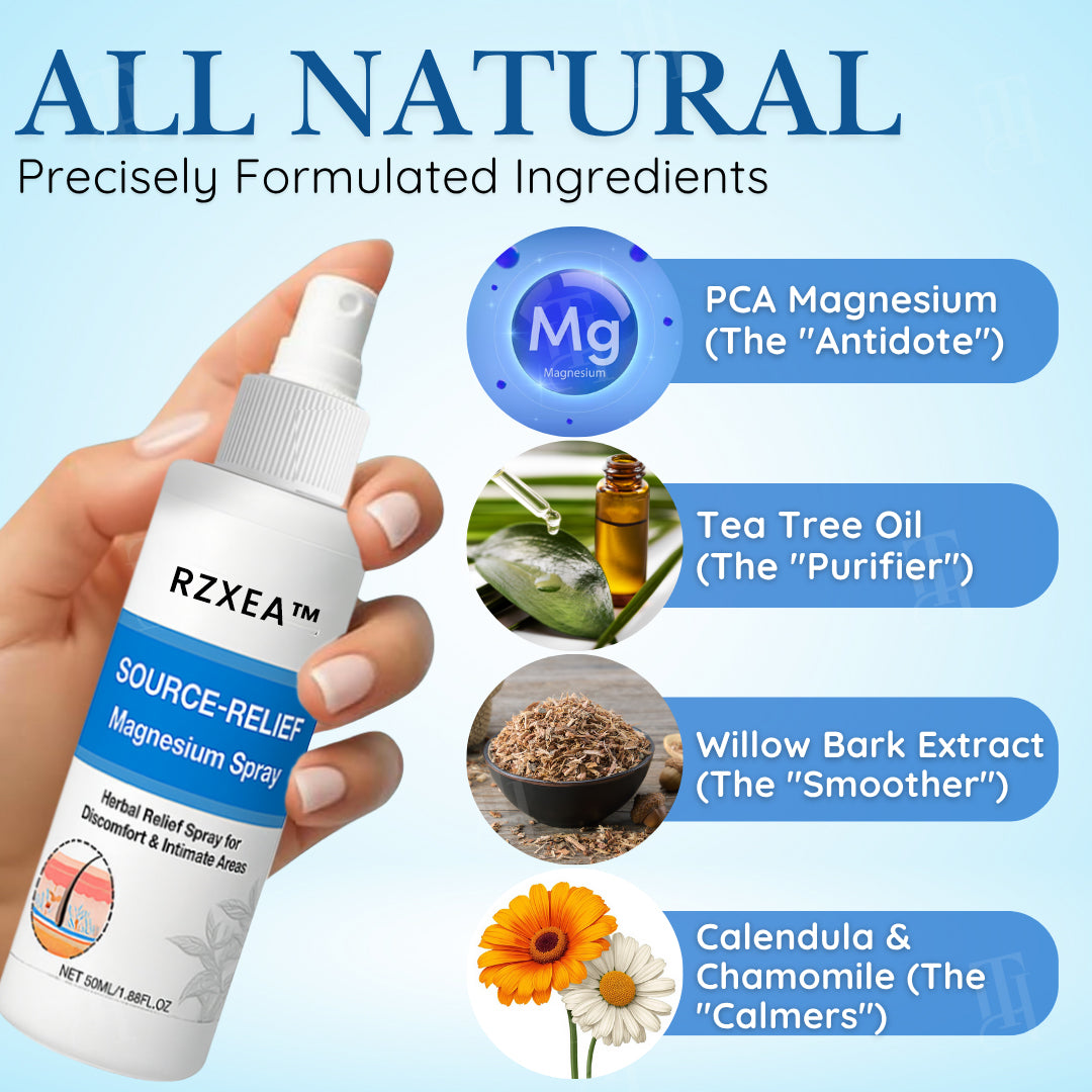 🌟 Official Store | 🛡️ FINAL HOURS! Escape the Steroid Cycle Before Price Hike! RZXEA™ Magnesium Reset Spray