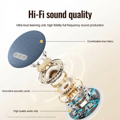 🌟 Official Store | 🛡️ Sleep Better Without Earbuds! CZTICLE® Bone Conduction Bedside Speaker