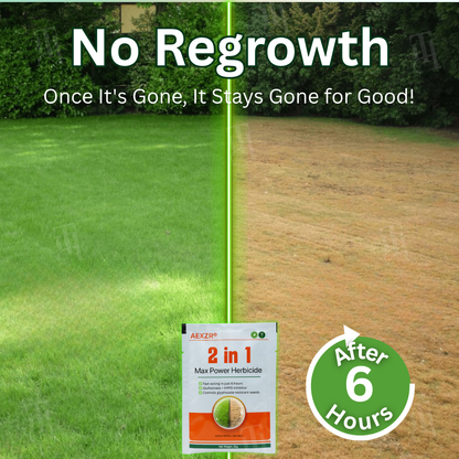 ✨ Eradicate Weeds Safely! | ⏱️ Glyphosate-Free & 6-Hour Results! | AEXZR® 2 in 1 Max Power Herbicide