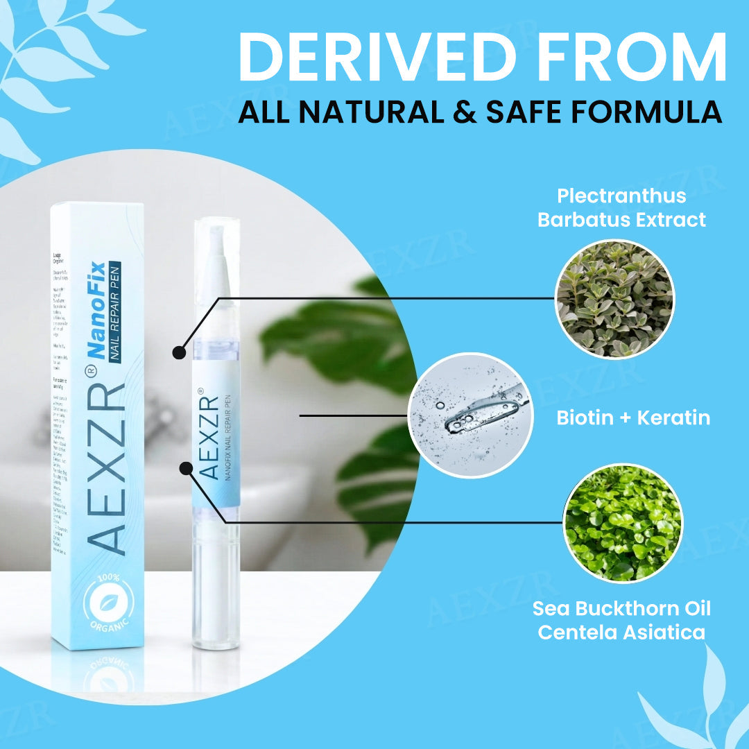 🌟 Official Store | 🛡️ Clear Nails in Just 5 Days! AEXZR® NanoFix Repair Pen
