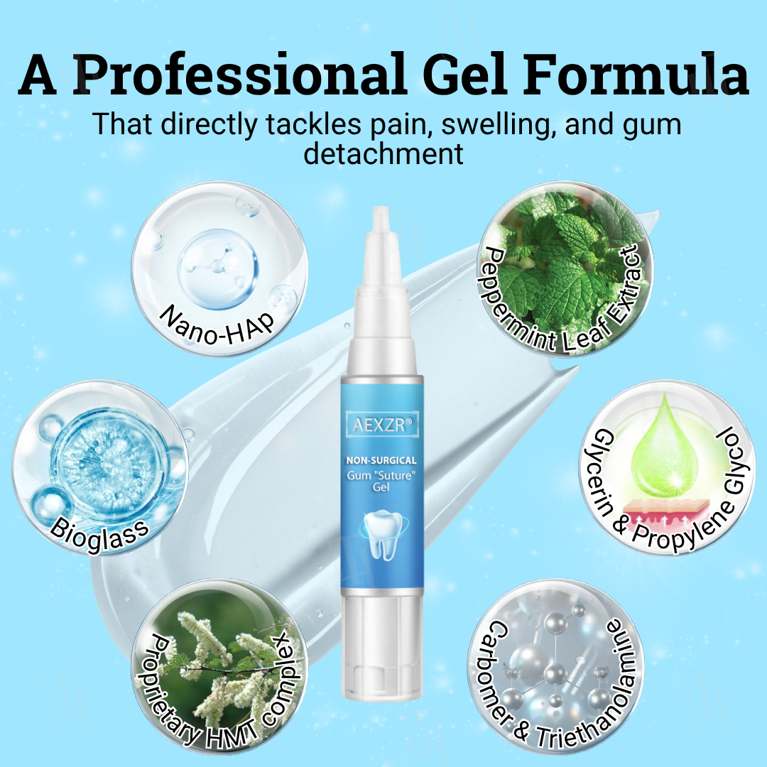 🌟 Official Store | 🛡️ Save Your Teeth Without Surgery!AEXZR® Non-Surgical Gum "Suture" Gel