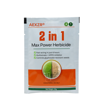 (100% Glyphosate-Free) | ⏳ Watch Weeds Wither in 6 Hours! AEXZR® 2-in-1 Max Power Herbicide