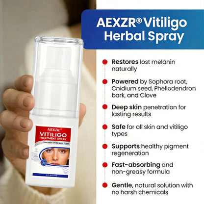 ✨ From Uneven to Radiant! | ⏱️ Fade White Patches Fast! | AEXZR® Vitiligo Treatment Spray