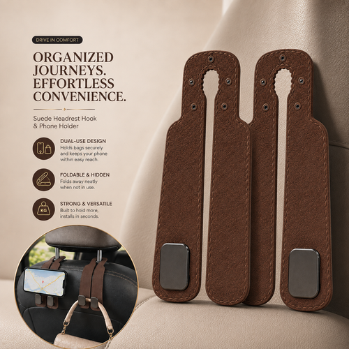 Universal Car Headrest Hooks