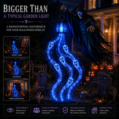 ⚡⚡⚡LAST 44 PCS LEFT!!! 🎁Today 50% OFF🎁💀Halloween Soul Harvester Animated Garden Light