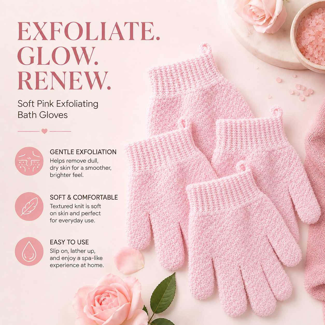 🌸Last Day 50% OFF💗Smooth-Skin Exfoliating Glove