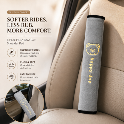 🚗Complete Your Comfort Set💗2PCS Soft Seat Belt Shoulder Pads