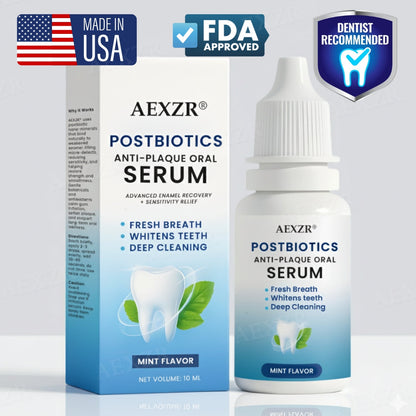 🌟 Official Store | 🛡️ Rebuild Enamel With Postbiotics Science! AEXZR® Anti-Plaque Oral Serum