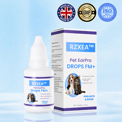 🌟 Official Store |✨ From Smelly & Itchy to Perfectly Clean Ears! RZXEA™ Pet EarPro Drops FM+