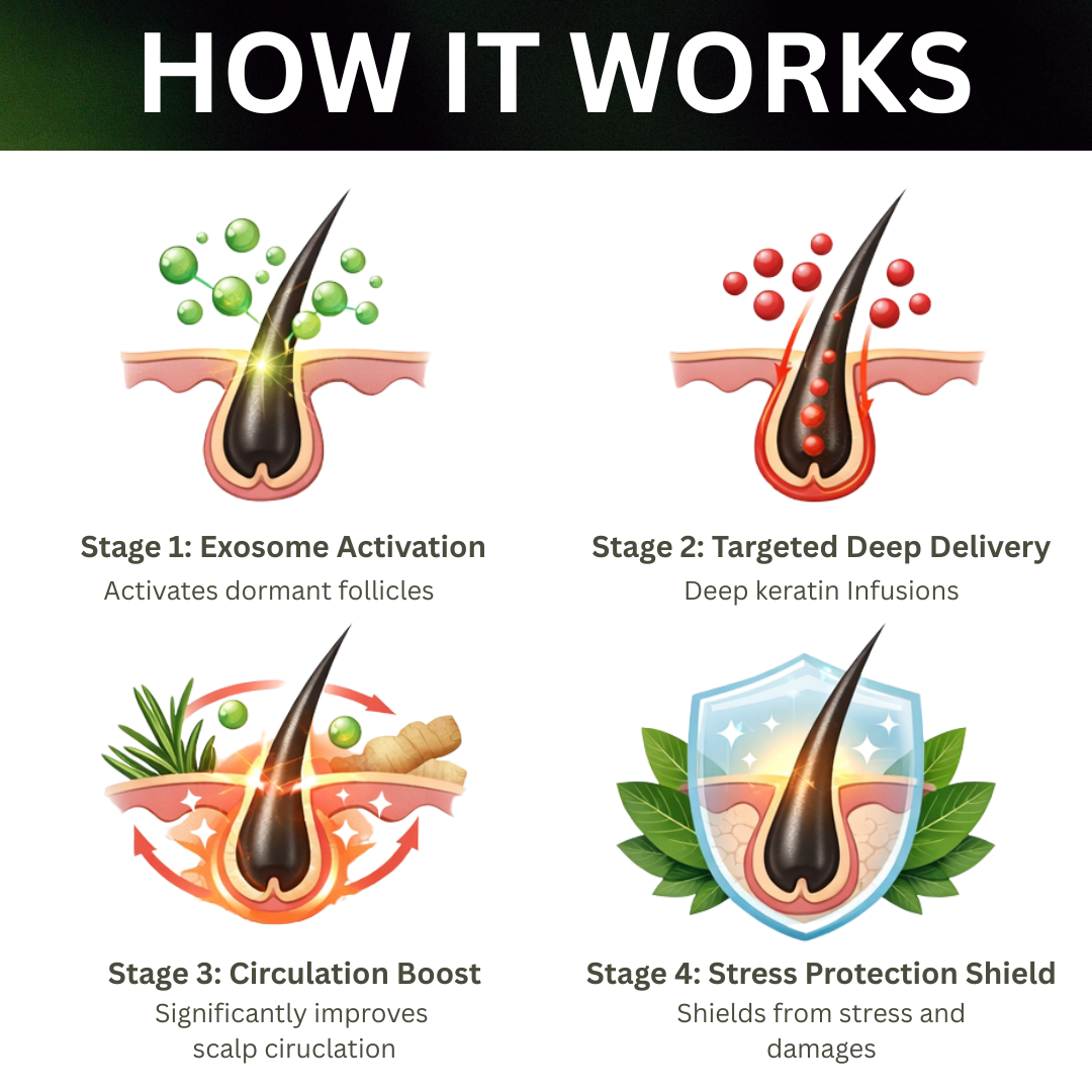 AEXZR® Clinical Exosome Therapy Shampoo | Bio-Signal Hair Regrowth System