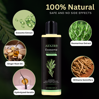 AEXZR® Clinical Exosome Therapy Shampoo | Bio-Signal Hair Regrowth System