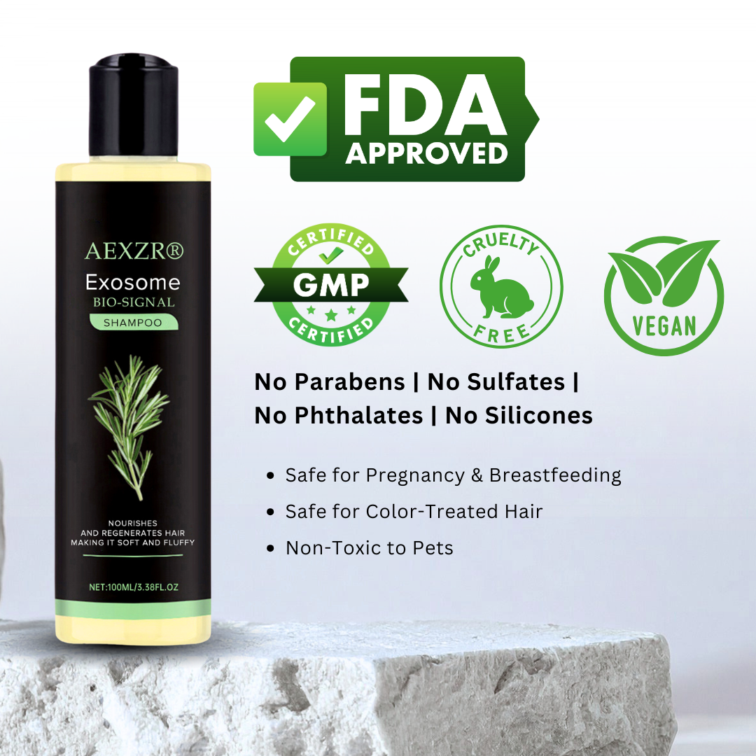 AEXZR® Clinical Exosome Therapy Shampoo | Bio-Signal Hair Regrowth System
