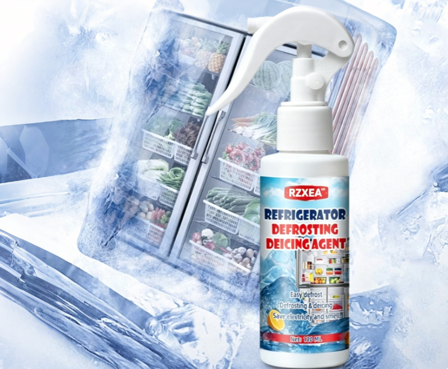 🧊 Buy 2 Get 1 Free | RZXEA™ Defrosting Spray for Fridge Freezer 🎁 Includes Free Spatula