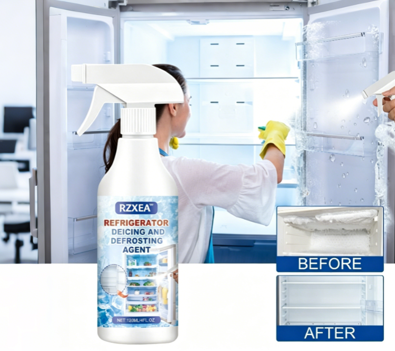 🧊 Buy 2 Get 1 Free | RZXEA™ Defrosting Spray for Fridge Freezer 🎁 Includes Free Spatula