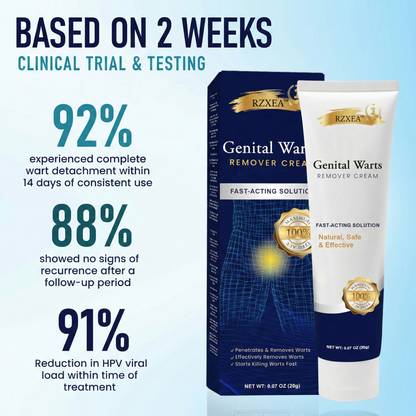 🌟 Official Store | 🛡️ Painless Removal in Just 3 Days! Clinical-Grade Sensitive Formula. RZXEA™ Genital Warts Remover Cream