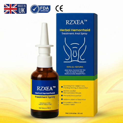 🏆 Fast Acting Herbal Hemorrhoid Relief Spray | 360° Mess-Free Application, Soothes Pain & Swelling Instantly ✨ RZXEA™ Herbal Hemorrhoid Anal Spray