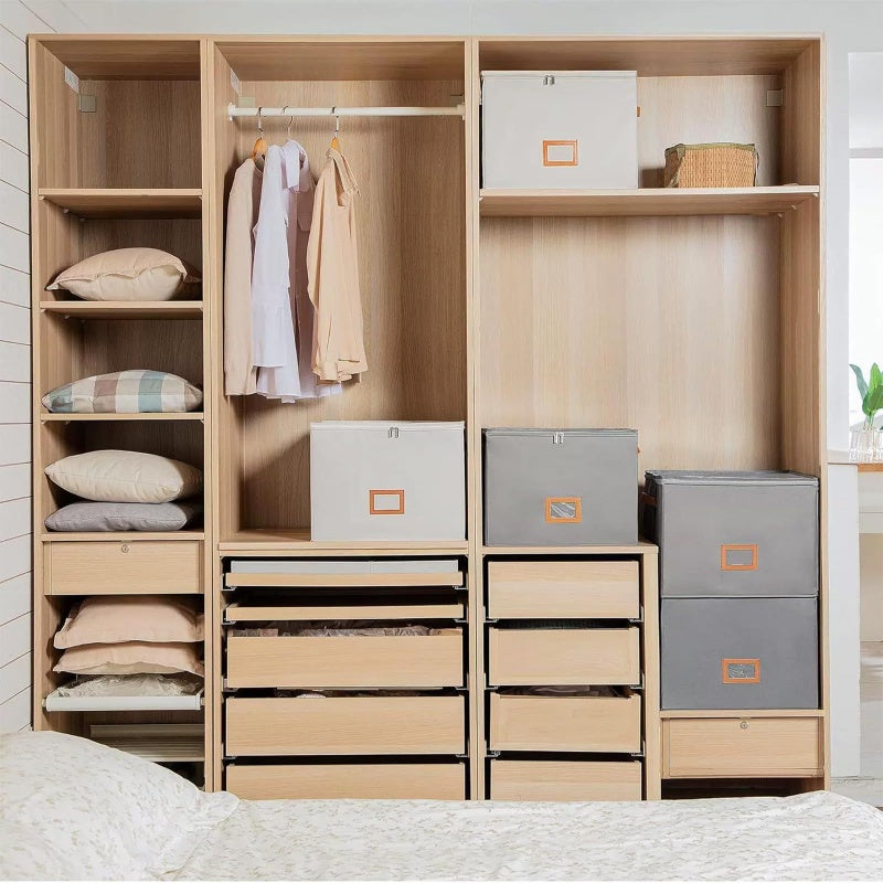 👟 50% OFF NOW!📦Shoe Storage Box for Closet Foldable Organiser with Clear Lid & Reinforced Handles Fits 16-Pair Slippers Space-Saving Bin for Closet Organisation✨