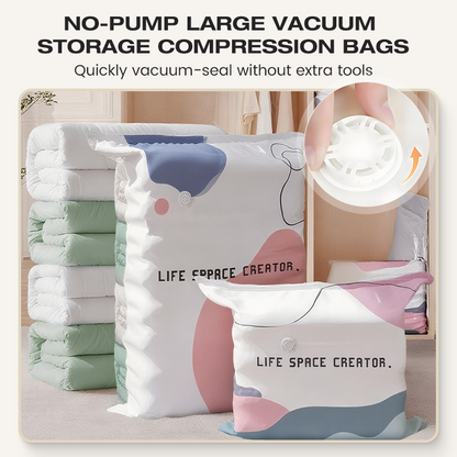 ⚡⚡⚡LAST 44 PCS LEFT!!! 🌸Last Day Buy 2 Get 1 Free💗No-Pump 3D Vacuum Storage Bags