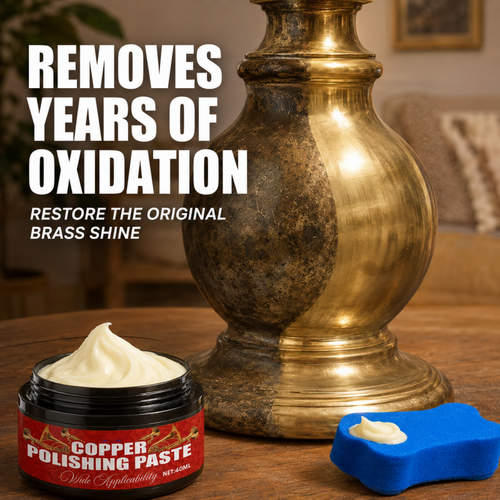 🥳50% OFF! Copper Brass Polish Paste – Restores tarnished brass, Removes oxidation & fine scratches – perfect for antiques & instruments! 🎺🛡️