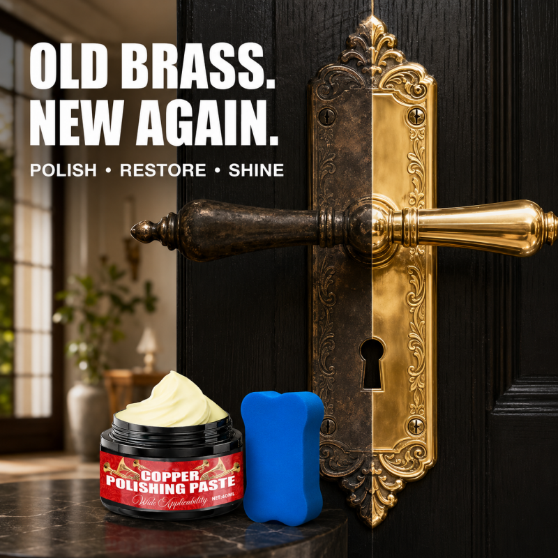 🥳50% OFF! Copper Brass Polish Paste – Restores tarnished brass, Removes oxidation & fine scratches – perfect for antiques & instruments! 🎺🛡️
