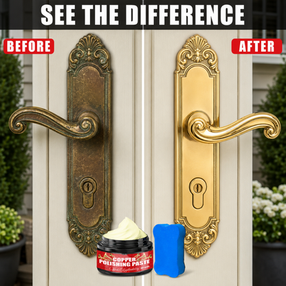 🥳50% OFF! Copper Brass Polish Paste – Restores tarnished brass, Removes oxidation & fine scratches – perfect for antiques & instruments! 🎺🛡️