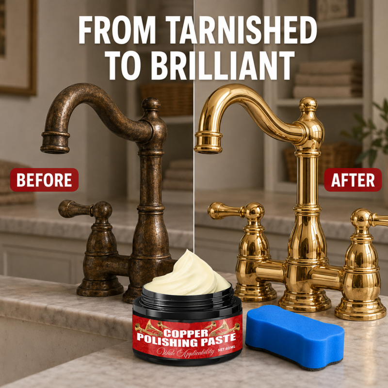 🥳50% OFF! Copper Brass Polish Paste – Restores tarnished brass, Removes oxidation & fine scratches – perfect for antiques & instruments! 🎺🛡️