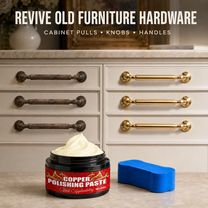 🥳50% OFF! Copper Brass Polish Paste – Restores tarnished brass, Removes oxidation & fine scratches – perfect for antiques & instruments! 🎺🛡️