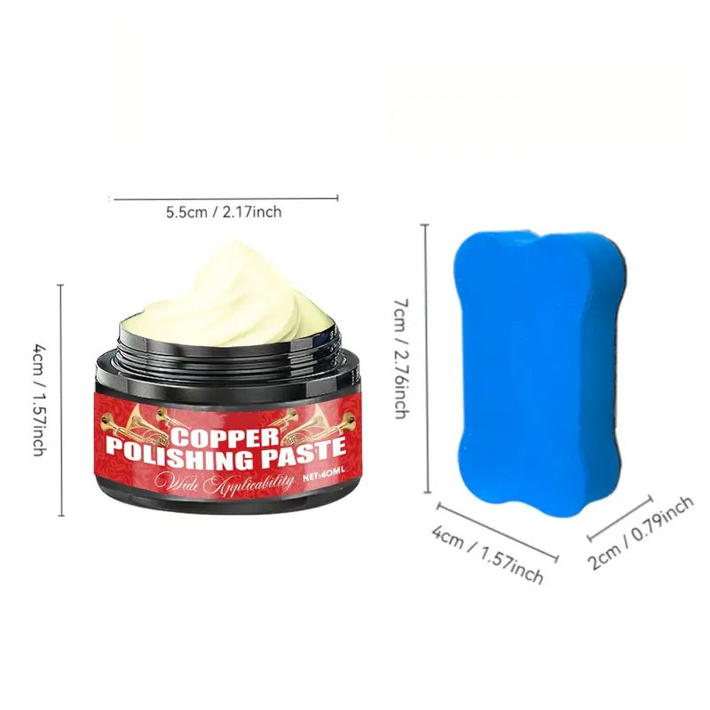 🥳50% OFF! Copper Brass Polish Paste – Restores tarnished brass, Removes oxidation & fine scratches – perfect for antiques & instruments! 🎺🛡️