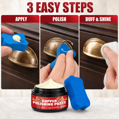 🥳50% OFF! Copper Brass Polish Paste – Restores tarnished brass, Removes oxidation & fine scratches – perfect for antiques & instruments! 🎺🛡️