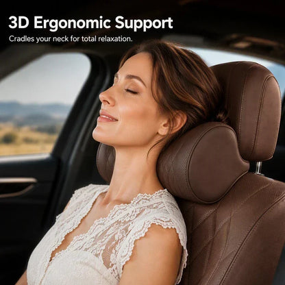 🥳2026 HOT SALE🥳💞50K+ SOLD!🚗💺 50% OFF! Memory Foam Car Neck Pillow – 3D contoured support, slow‑rebound foam. Reduces neck pressure on long drives – drive in comfort! 🛡️✨
