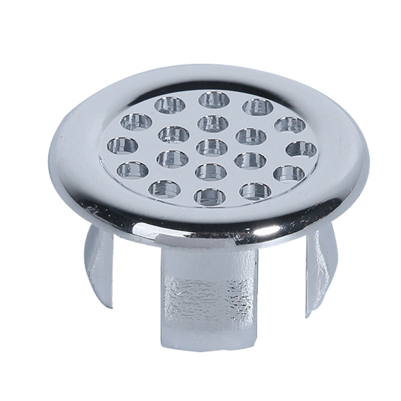 Round Bathroom Sink Basin Overflow Hole Cover