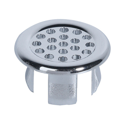 Round Bathroom Sink Basin Overflow Hole Cover